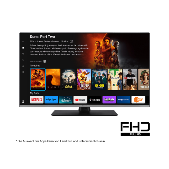 Produktabbildung TB-40S45AEZ, Full HD LED Smart TV Powered by TiVo, 40 Zoll