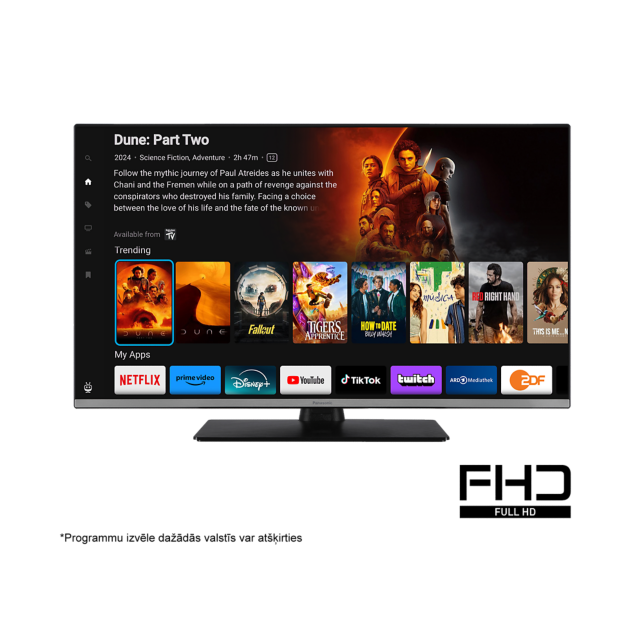 Fotoattēla Panasonic S45 Full HD viedais televizors ar funkcionalitāti "Powered by TiVo"