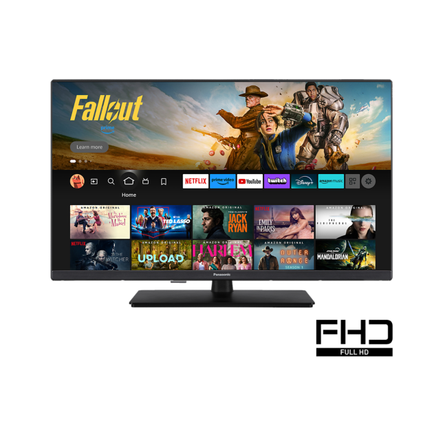 Valokuva Panasonic S55 -sarjan LED Full HD -älytelevisio, jossa on Fire TV kamerasta