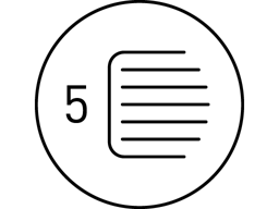 5 Edelstahlklingen