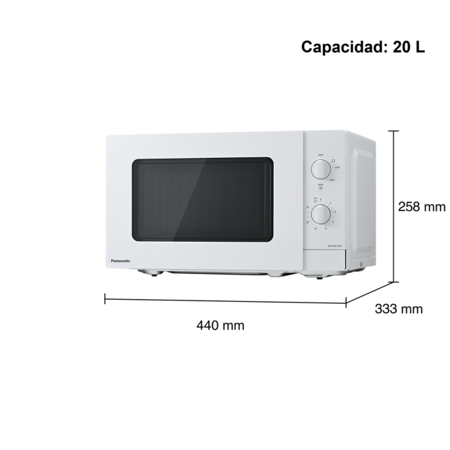 Foto de Microondas de 800 W de potencia NN-SM21QWEPG