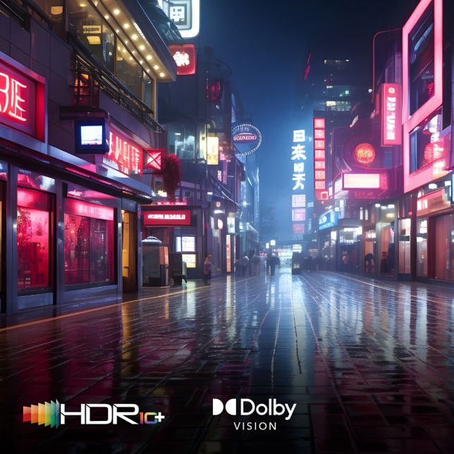 A széles színtartomány rendkívül dinamikus képet biztosít