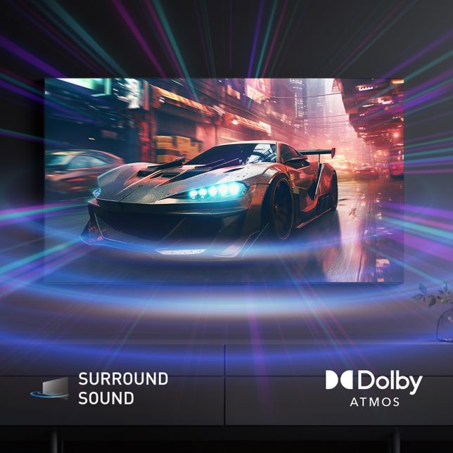 Lenyűgöző térhangzás a Dolby Atmos<sup>®</sup> segítségével