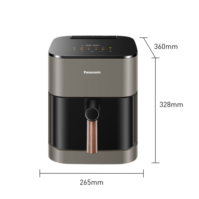 Fotografie cu Air Fryer NF-CC500N gri olive cu fereastră de vizualizate - 5L