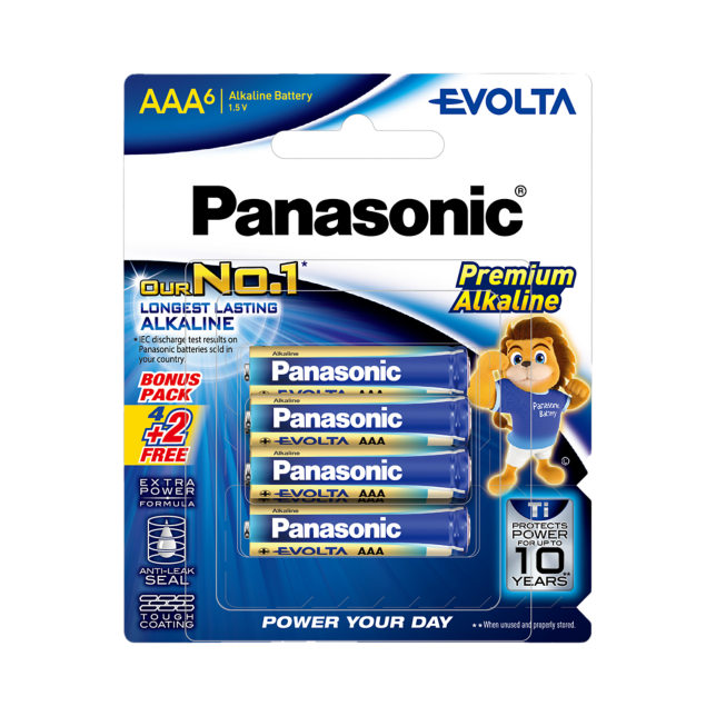 Photo of EVOLTA Batteries LR03EG 6pcs (AAA size)