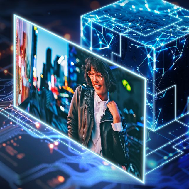 Technologia AI HDR Remaster pozwalająca uzyskać obraz HDR o&nbsp;wysokim kontraście