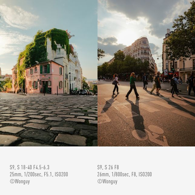 Συμπαγής εμφάνιση, μεγάλος αισθητήρας