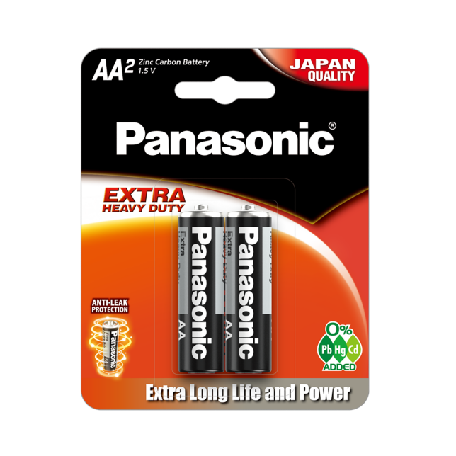 Photo of Zinc Carbon Batteries UM-3SHD 2pcs (AA size)