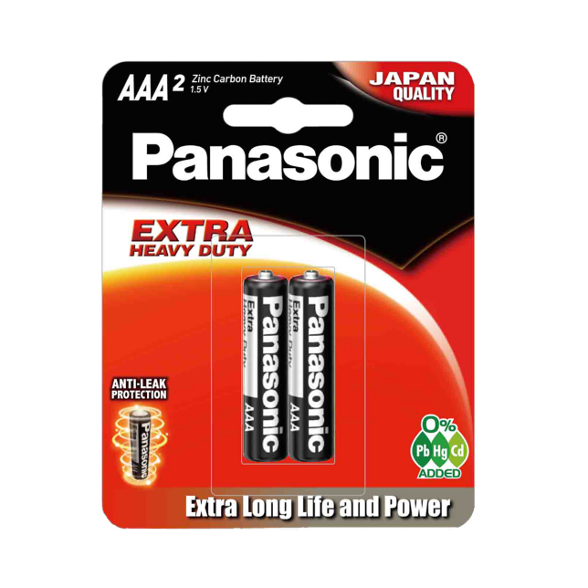 Photo of Zinc Carbon Batteries UM-4SHD 2pcs (AAA size)