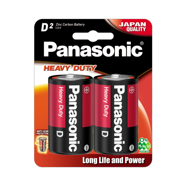 Photo of Zinc Carbon Batteries UM-1HD 2pcs (D size)