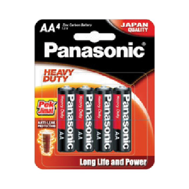 Photo of Zinc Carbon Batteries UM-3HD 4pcs (AA size)