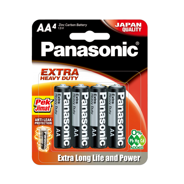 Photo of Zinc Carbon Batteries UM-3SHD 4pcs (AA size)