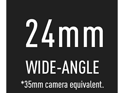 Objectif ultragrand angle de 24 mm