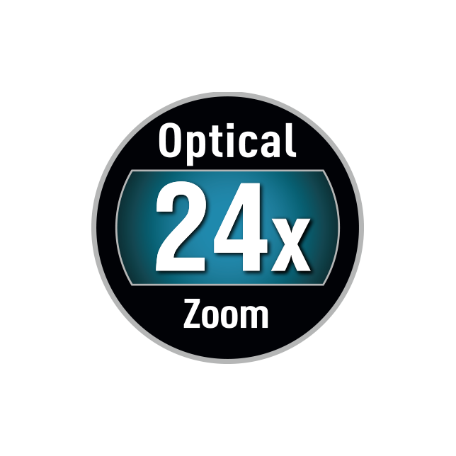 24-facher optischer Zoom