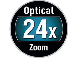 24x optische zoom