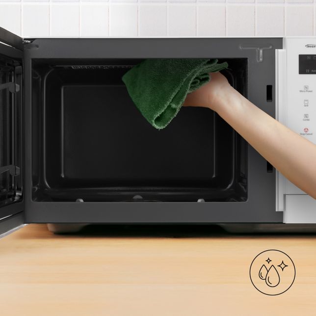 Könnyű tisztítás az Aqua Clean segítségével