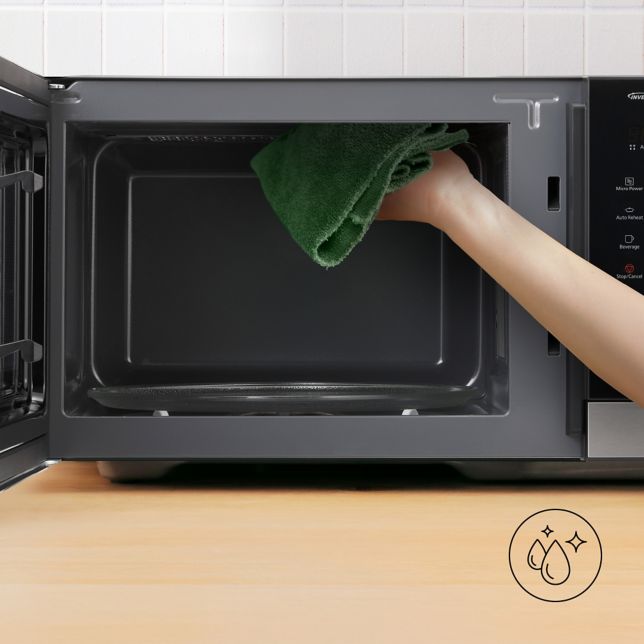 Könnyű tisztítás az Aqua Clean segítségével