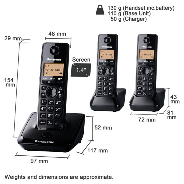 Photo of Digital Cordless Phone KX-TG2713