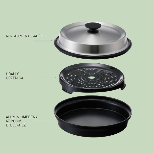 4 az 1-ben Steam+ Pot az egészséges, ízletes ételekért
