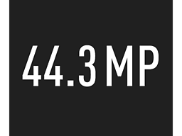 44,3 megapixel