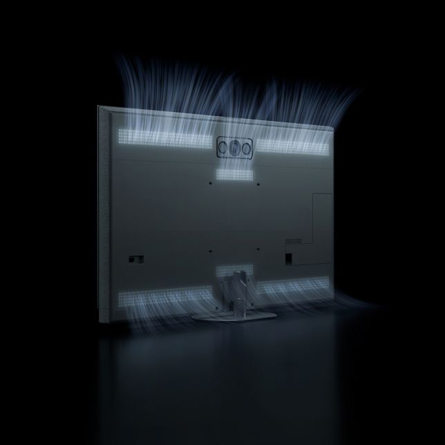Legújabb szintű fényerő a Panasonic innovatív hűtőrendszerével *Szabadalmaztatás alatt