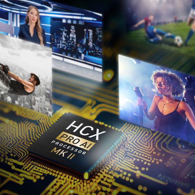 Automaattinen tekoäly varmistaa aina ihanteellisen kuvan ja äänen.