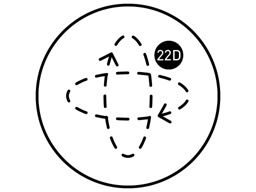 Ultra flexible head 22D