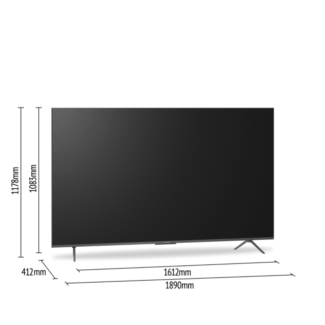 Produktabbildung TV-85W95BEG – 4K HDR Smart TV mit Mini-LED, 85 Zoll