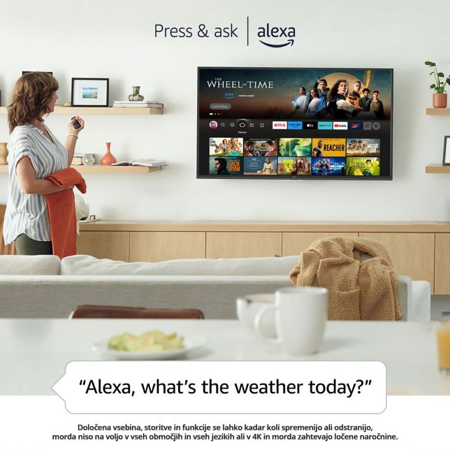 Izgovorite ukaz. In Alexa bo to predvajala.