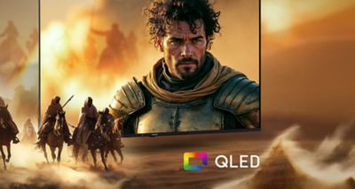 Oplev uovertruffent realistisk billede med QLED-teknologi og HCX-processor