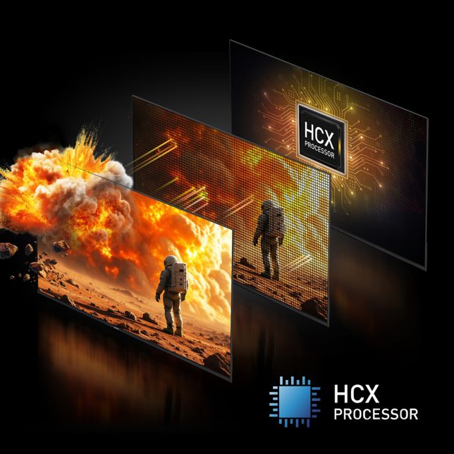 Se den kraftfulde billedkvalitet på TV-skærmen