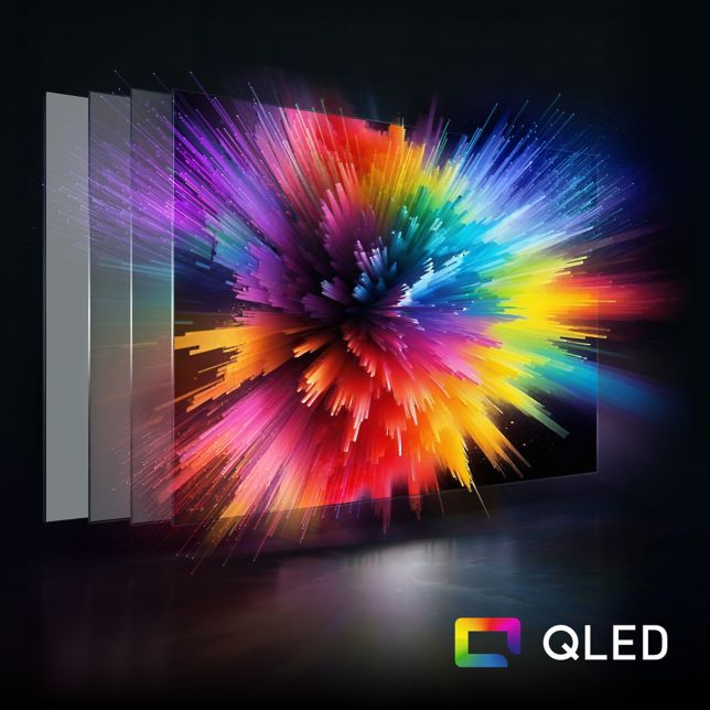 Stig inn i en verden av perfekt bildeglans med QLED