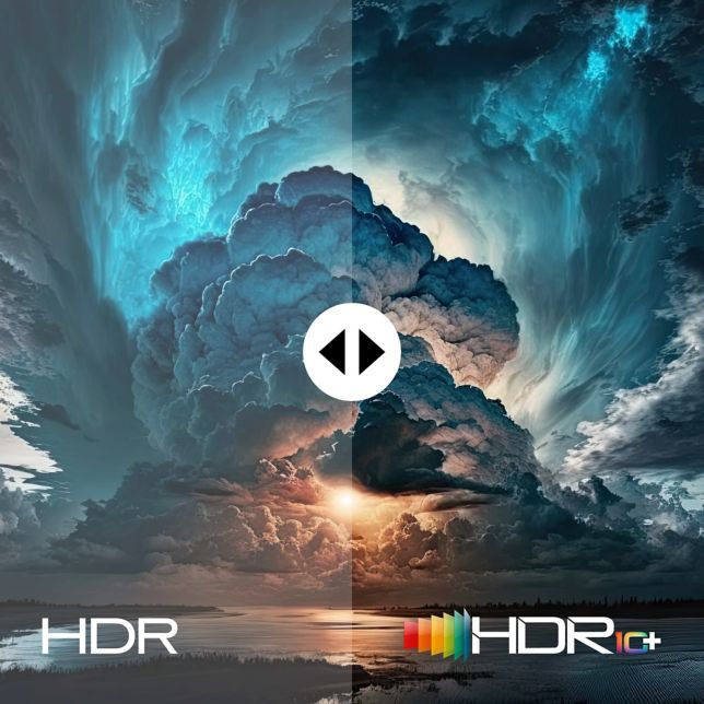 Uživajte v podrobnostih živahne in visoko dinamične slike