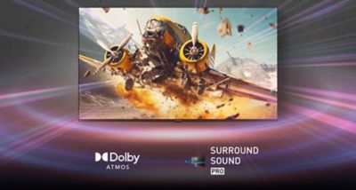 Lenyűgöző Surround Sound Pro hangzás a Dolby Atmos <sup>®</sup> rendszerrel