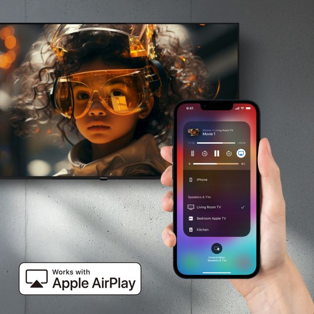 Se. Lytt. Del.<br>Gj&oslash;r alt dette med AirPlay.