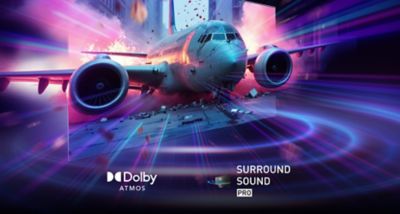 Opplev imponerende Surround Sound Pro med Dolby Atmos<sup>&reg;</sup>