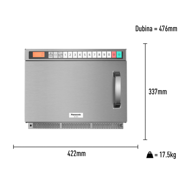 Fotografija NE-1878EPG Inverter mikrovalna pećnica s potpuno metalnim vratima