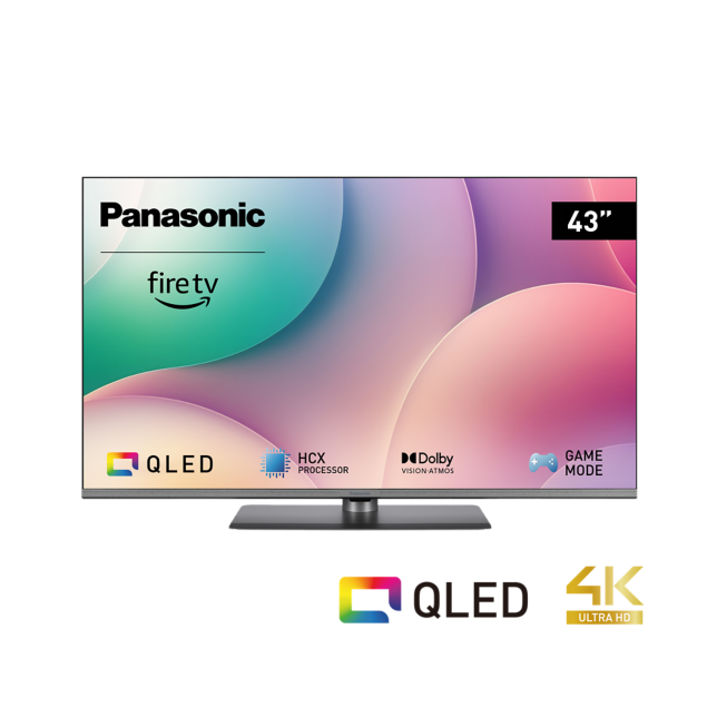 Foto av Panasonic W83 Series QLED 4K Smart TV med Fire TV