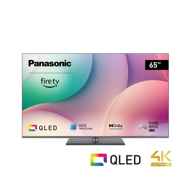Foto di Smart TV QLED 4K HD Panasonic serie W83 con Fire TV