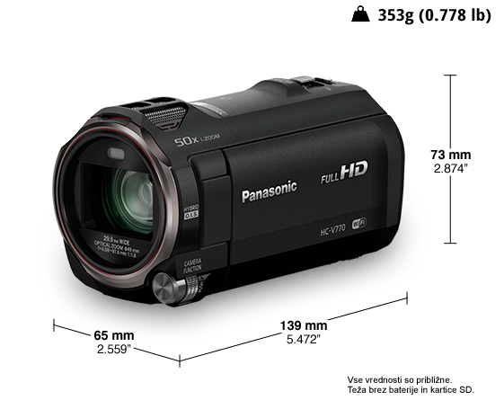 Fotografija HD Camcorder HC-V770