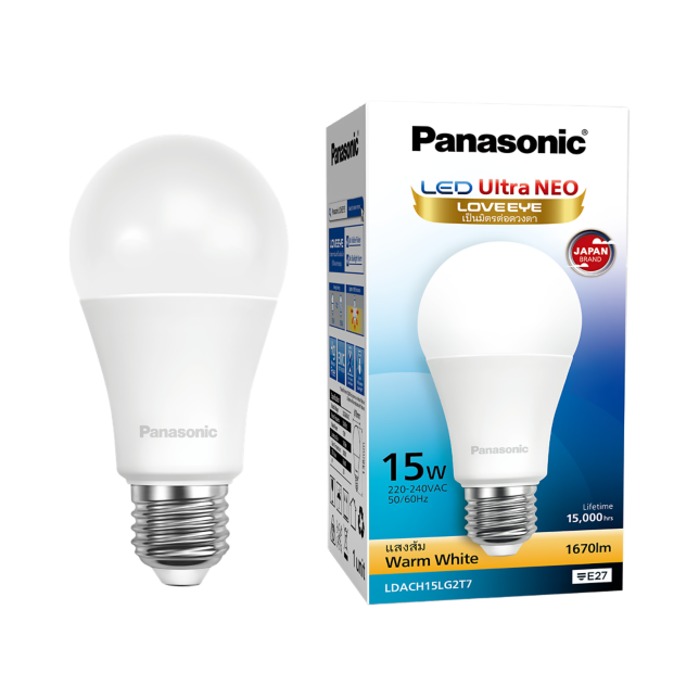 รูปของ หลอดไฟ LED Ultra NEO รุ่น LDACH15LG2T7