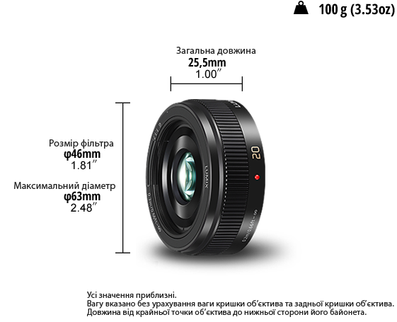 Фото LUMIX G Lens H-H020AE