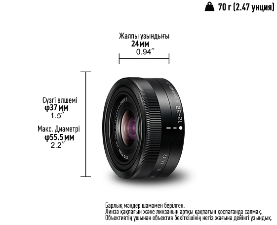 LUMIX G H-FS12032 объективі фотосуреті
