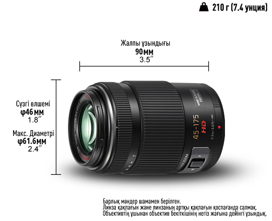 LUMIX G H-PS45175 объективі фотосуреті