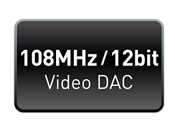 108MHz/12bitový převodník videa DAC