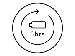 Sạc đầy sau 3 giờ