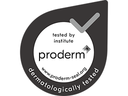 Kuva: dermatologisesti testattu Proderm-logo