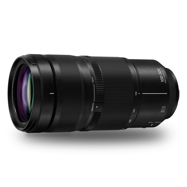 Foto de Estabilizador óptico de la imagen (O.I.S.) LUMIX S F5-7.1 de 100-500 mm (S-R100500) Objetivo con soporte en L