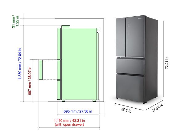 Photo of Refrigerator NR-D535XC-S5