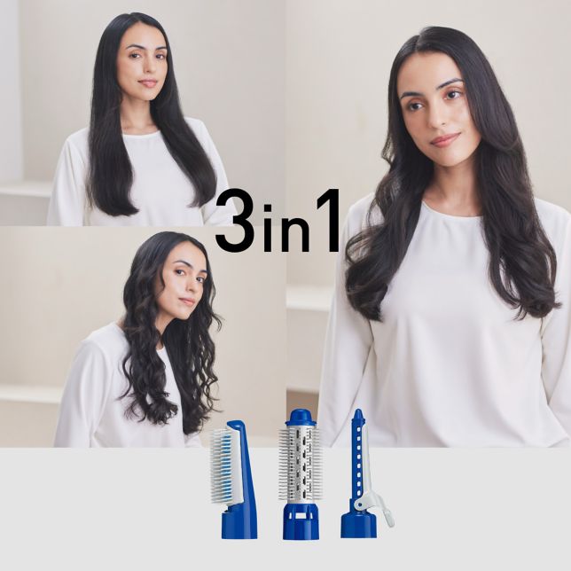 Panasonic Hair Styler EH8463 - 3 Attachments & Effortless Shaping
